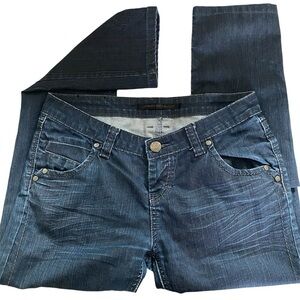 URBAN BEHAVIOR Melrose Slim Fit Straight Leg Mid Rise Denim Jeans Cigarette 30